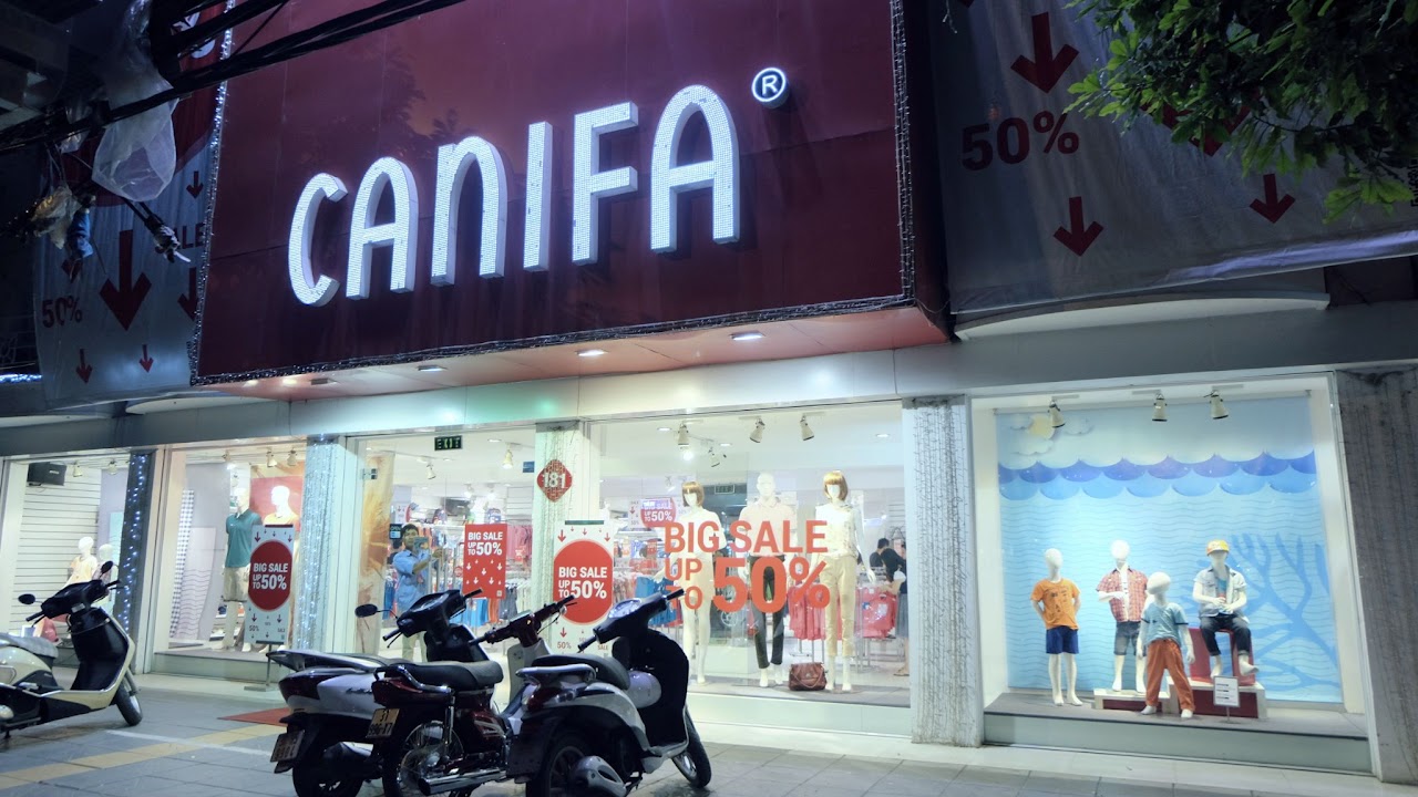 CANIFA - Thương hiệu đầu tiên mà NHK hợp tác thiết kế và thi công cửa hàng thời trang.